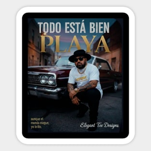 Todo Está Bien Playa Sticker